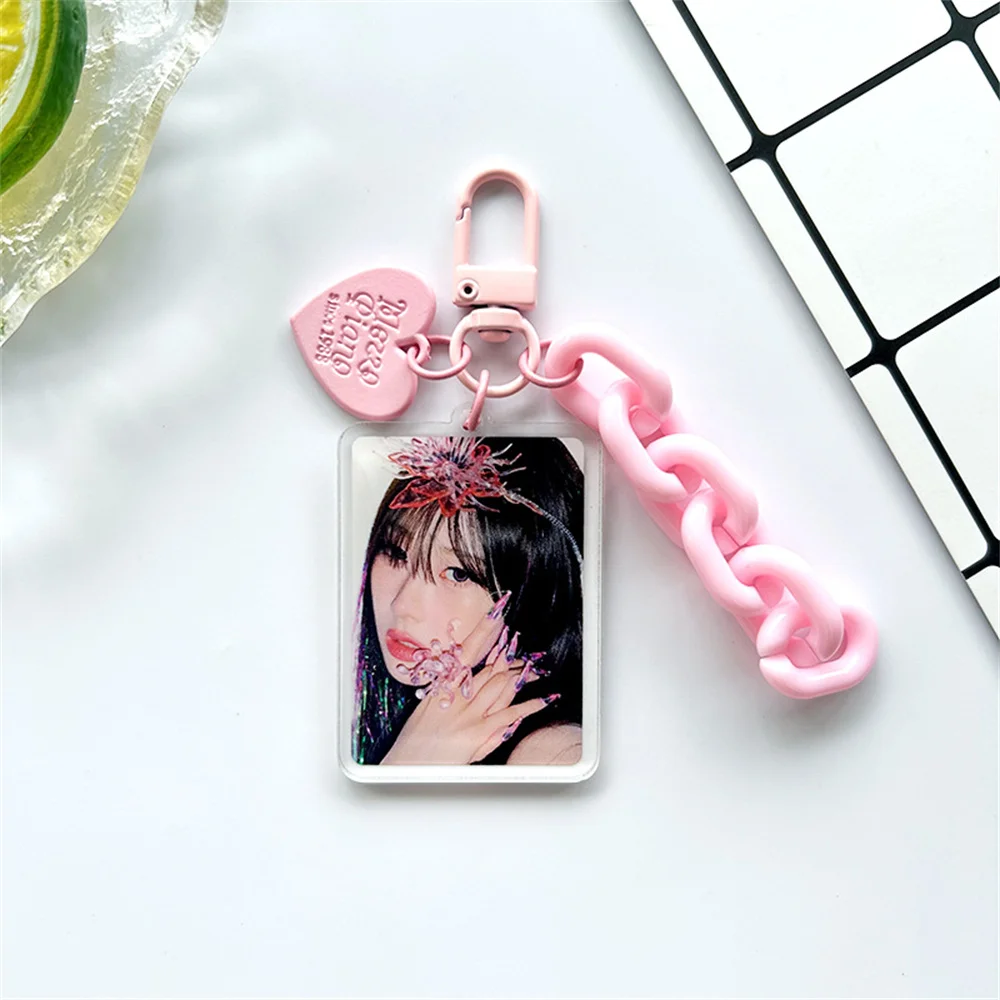 3pcs/Set Kpop Idols Winter Giselle Album Armageddon Acrylic Keychain 5CM Double Sides Printing Bag Pendant Accessories Key Ring