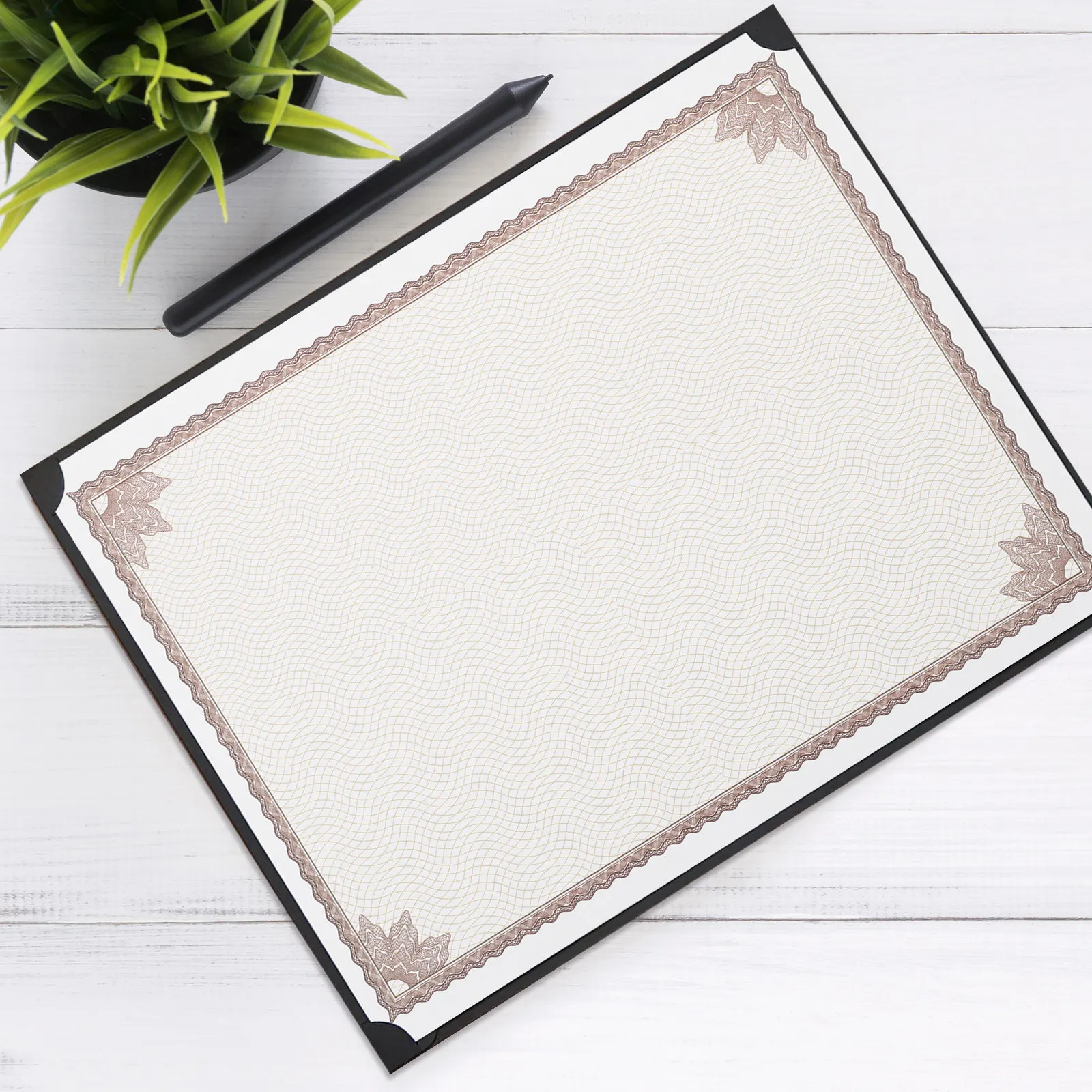 

10Pcs Diploma Certificate Paper Blank A4 Printable Writable Paper for Academic Graduation Certificate Needs