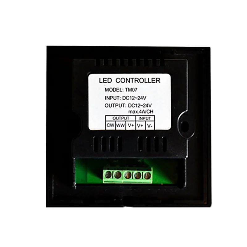 

A04G-For LED Strip Dual Color Temperature Light DC12-24V Dimmer For 86 Panel Touch Dual Color Controller