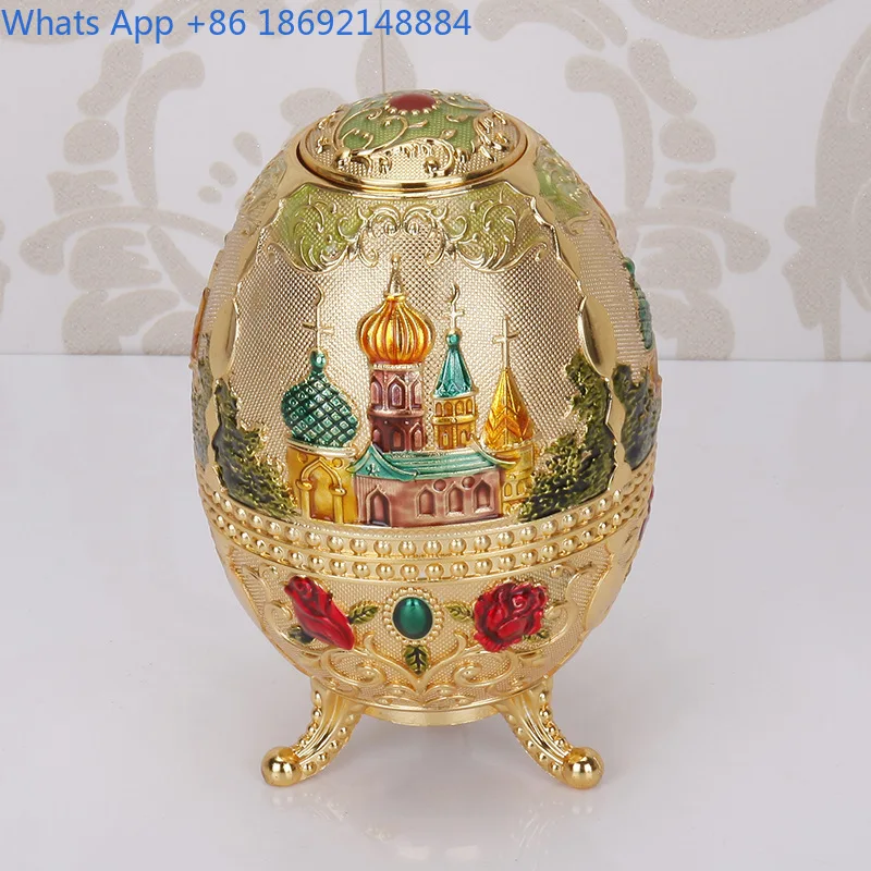Creative European Style Toothpick Holder Russian Hand-Pressed Toothpick Box Automatic Portable Retro Toothpick Jar