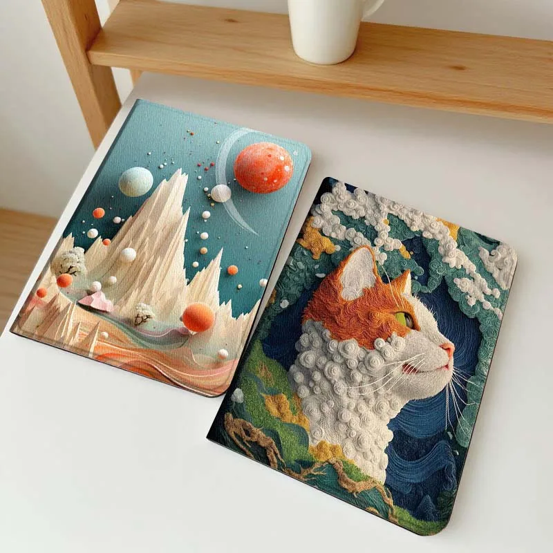 

Cartoon Space Mountain Scene Gift Tablet Case For Apple iPad Air Pro mini 1 2 3 4 5 6 7 8 9 11 M2 M3 M5 M4 5th 6th 7th 10th 11th