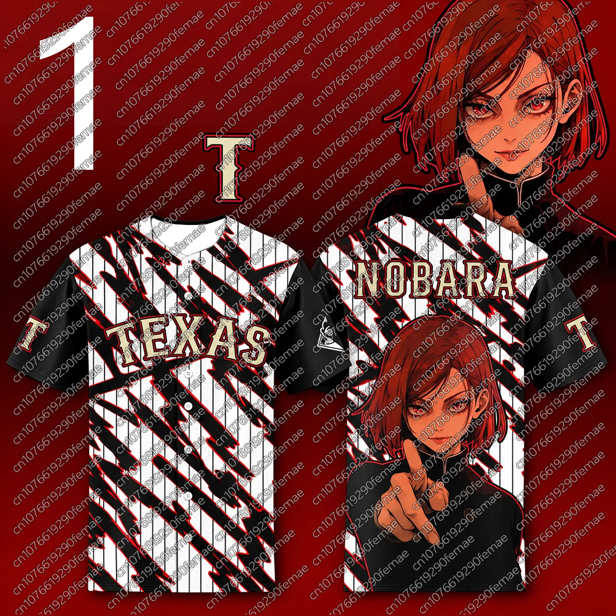 2026 New Summer Men's Sports T-Shirt Short Sleeve Anime Baseball Jersey Shirt Gift for Girl Boy JUJUTSU KAISEN Fans