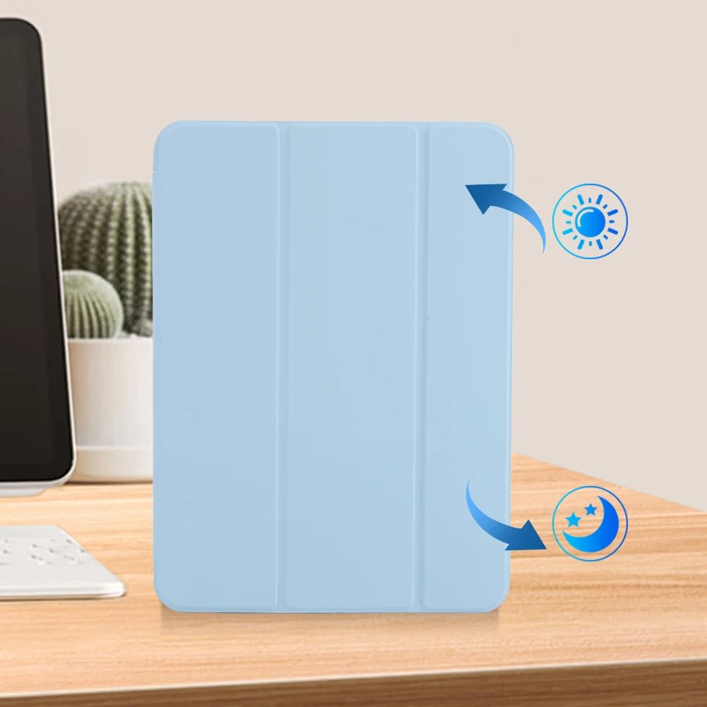 Capa para iPad 10a geração 10,9 polegadas 2022 Auto Sleep/Wake Capa protetora inteligente com parte traseira de silicone macio