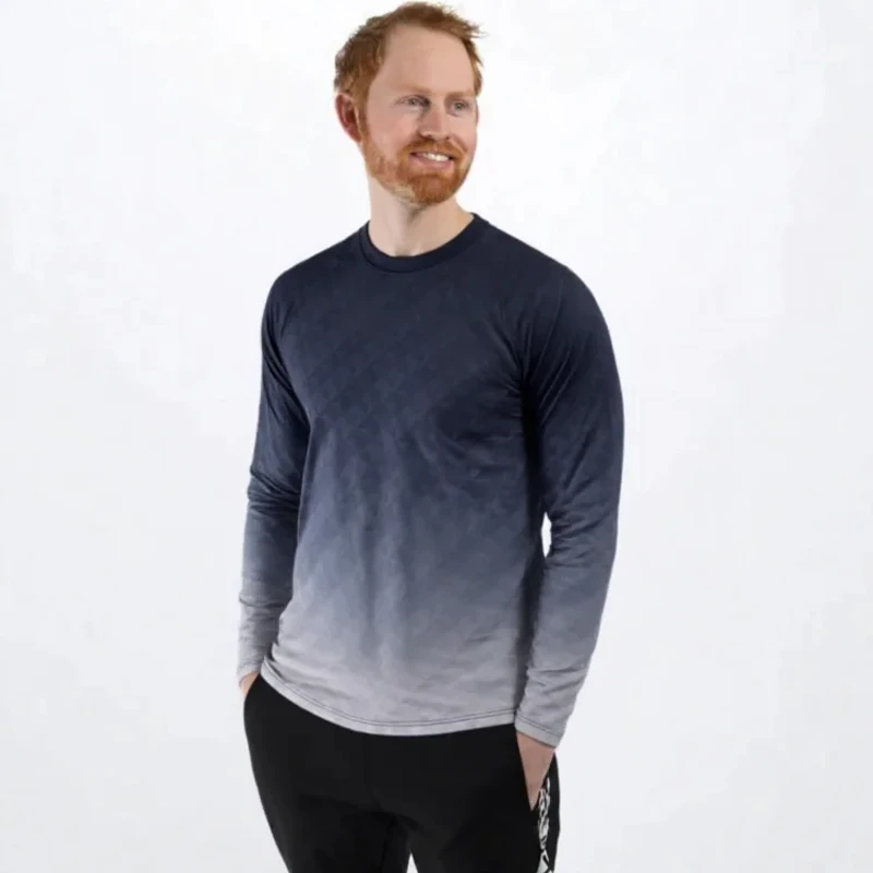 

2025 CINESSD Men MTB Downhill Cycling Shirt Breathable Cycling Long Sleeve Motorcycle Mountain Bike Preshrunk Water Riding Shirt