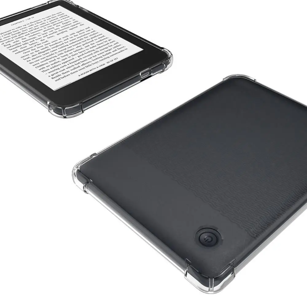 Shockproof e-Reader Case Air Bag Funda N428 Protective Cover Transparent Soft for Rakuten Kobo Libra/Clara Colour BW 2024