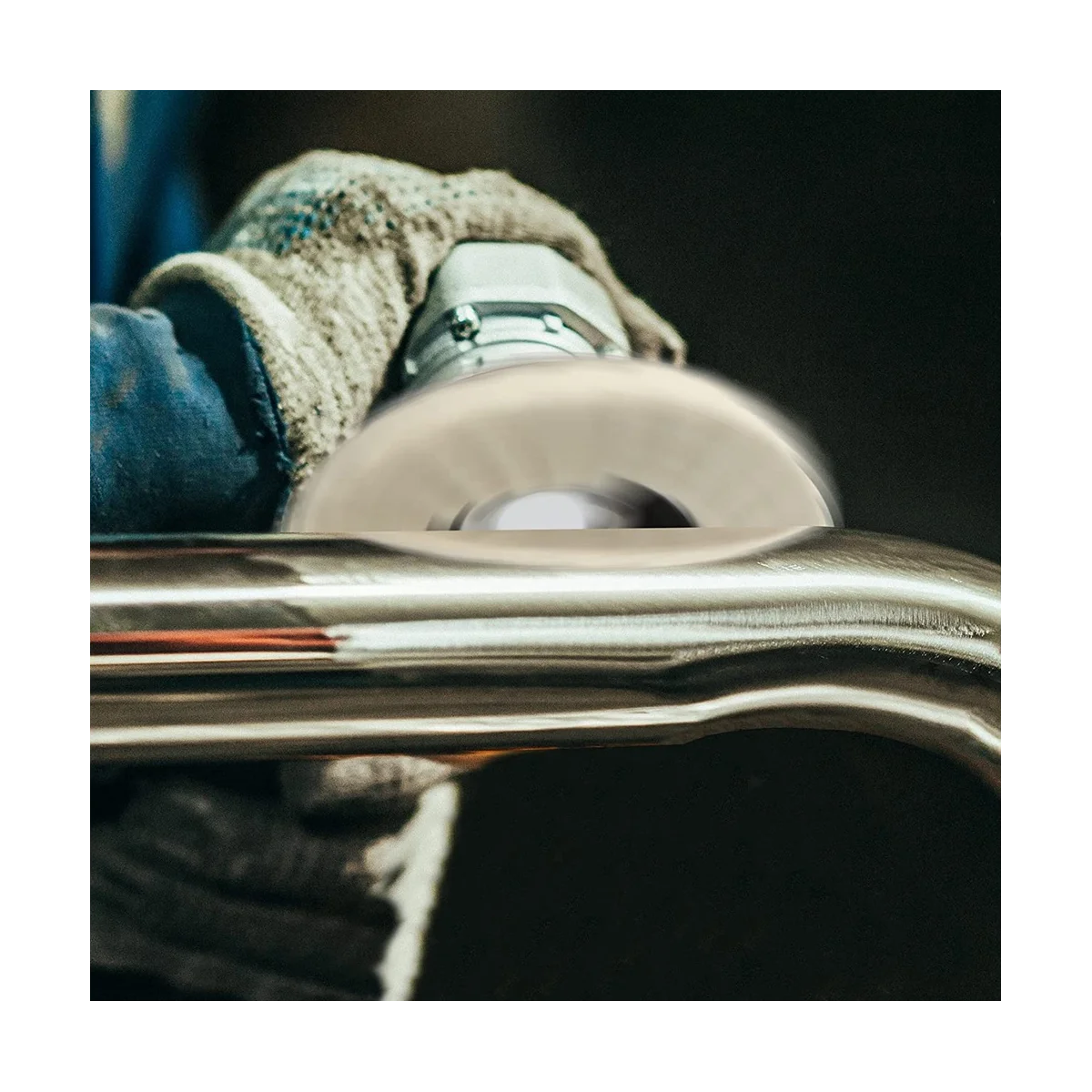 แผ่นขัดขนสัตว์เทียมขนาด4-1/2นิ้วสำหรับลูกหมูขัดโลหะแผ่นขัดล้อขัดล้อขัดขนสัตว์