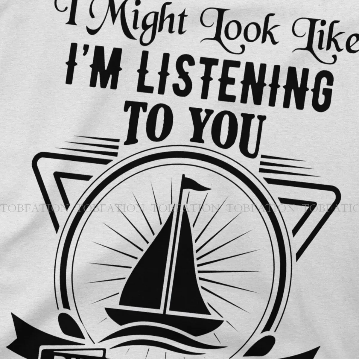 Lovers Round Collar TShirt Sailing Fabric Original T Shirt Men Clothes