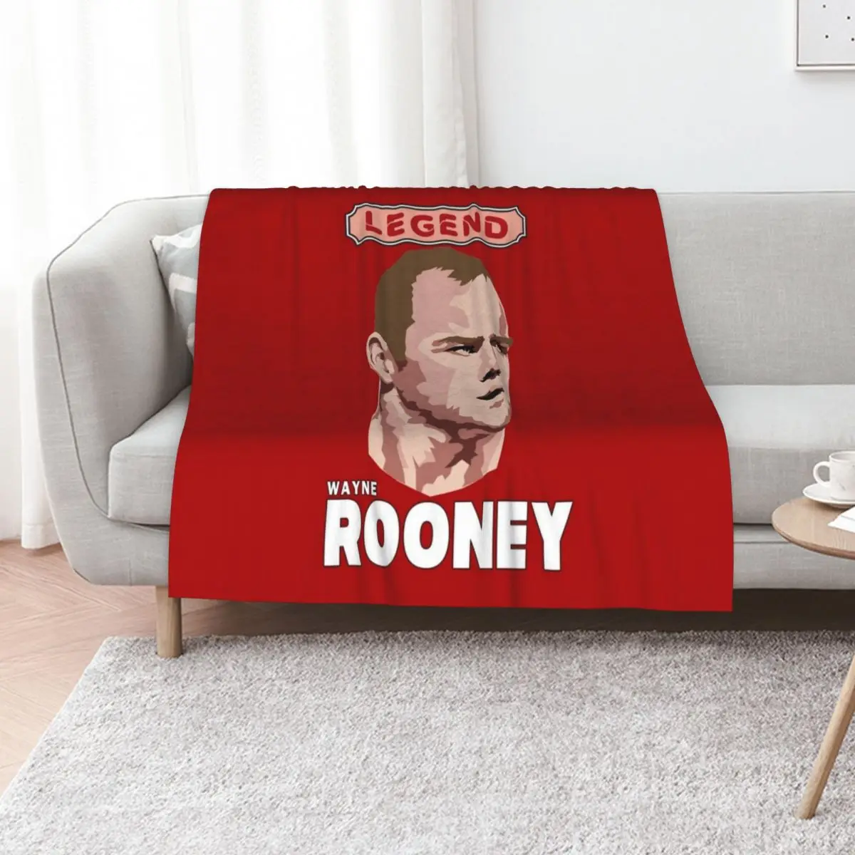 

Wayne Rooney - Football Legend Throw Blanket Decorative Beds Vintage manga halloween Blankets