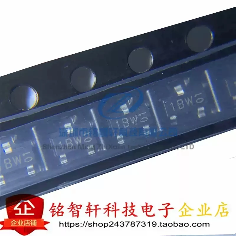 New Original BC846B Silk Screen 1BW SOT23 SMD 65V 100mA 250mW NPN Transistor