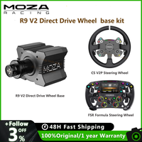 MOZA Racing R9 V2 Direct Drive Wheel Base / CS V2P Steering Wheel / FSR2 Formula Steering Wheel / SR-P Pedals