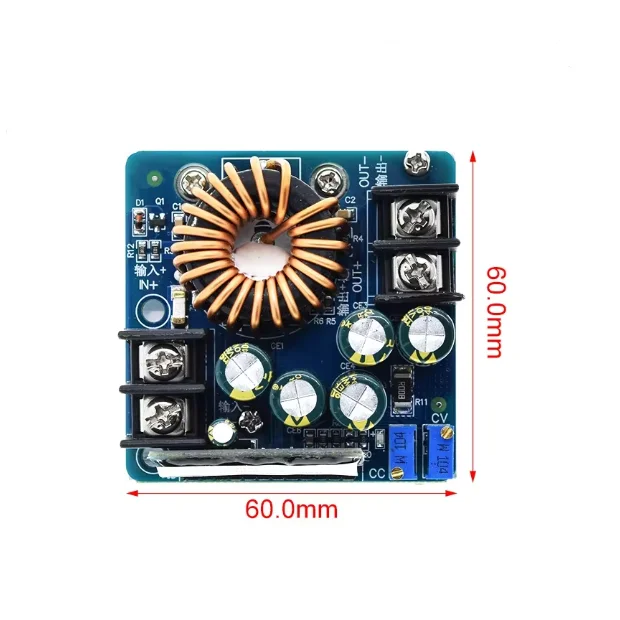 DC-DC 400W 10V-60V 15A High Power Buck Konstantstrom Einstellbares Netzteilmodul LED-Treiber Netzteil Ausgang 0V-45V