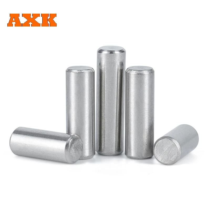 M1 M1.5 M2 M2.5 M3 M4 M5 M6 M8 M10 Cylindrical Pin Locating Dowel 304 Stainless Steel Fixed Shaft Solid Rod GB119 4~100mm