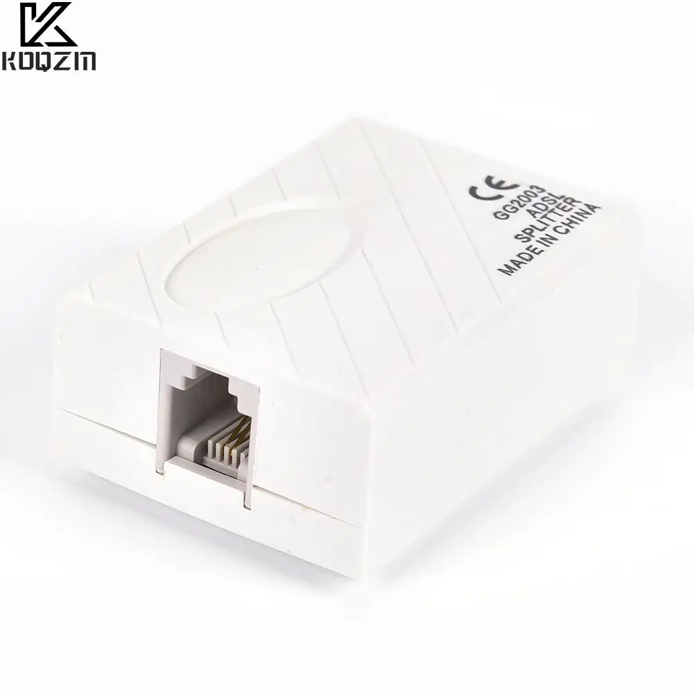 RJ11 Line ADSL Telephone Modem Broadband Phone Line Filter Splitter