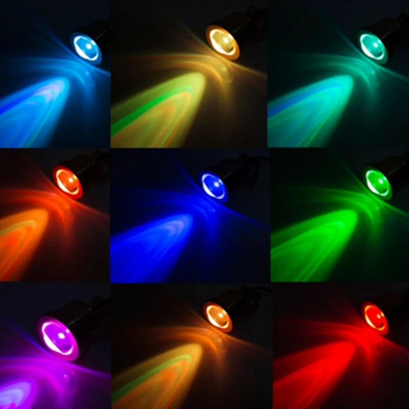 RGB Underwater Light LED Fountain Pool Light Infrared Remote Control 10w Colorful Fish Bowl Light Without Plug 12v