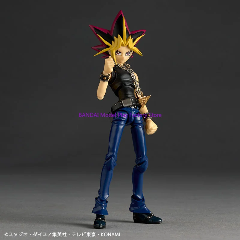 

Spot Goods Original Kaiyodo Revoltech Anime Yu Gi Oh Duel Monsters Yami Yugi in Stock Anime Action Collection Figures Model Toys