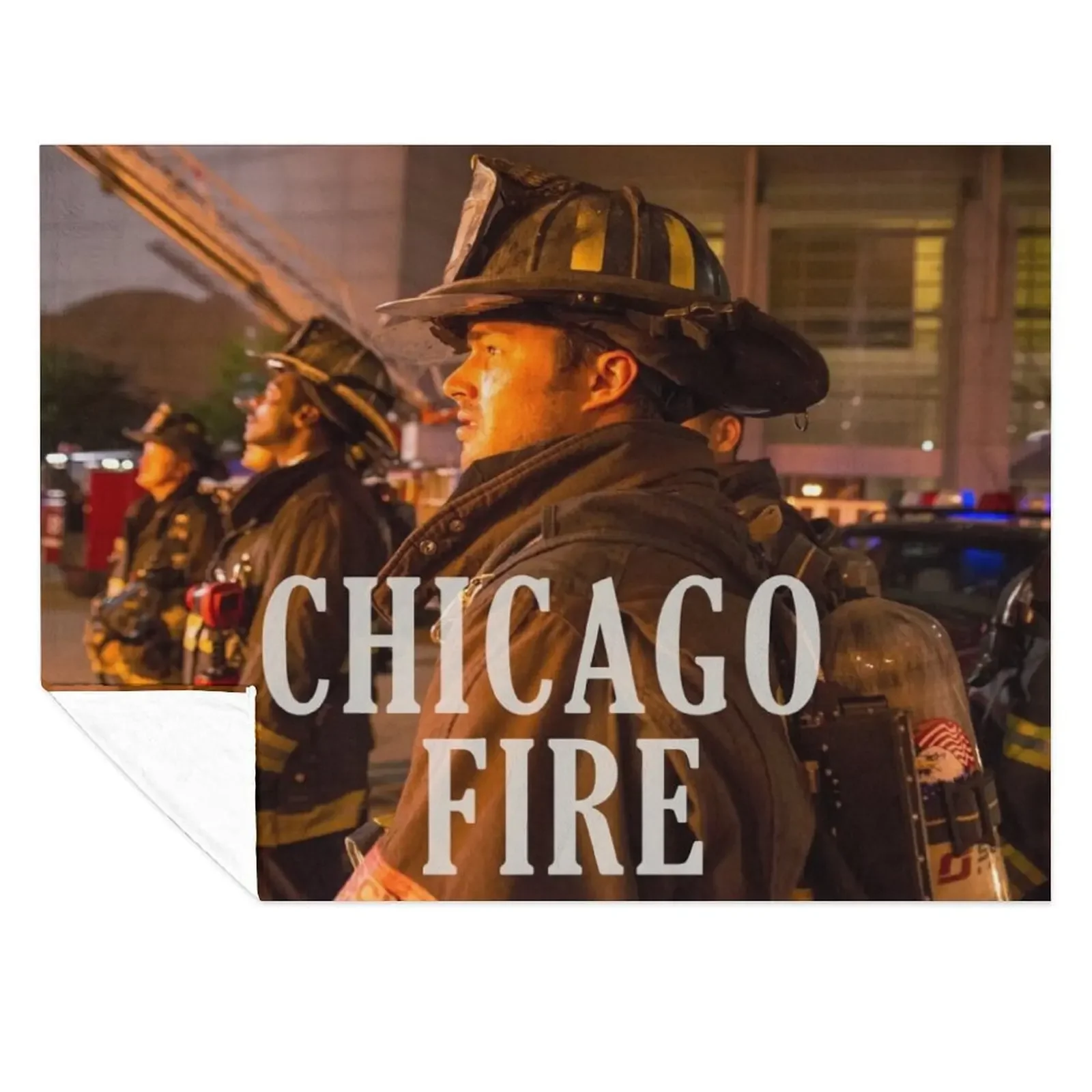 

Chicago Fire Fighters Throw Blanket christmas decoration Flannel Cute Loose Blankets