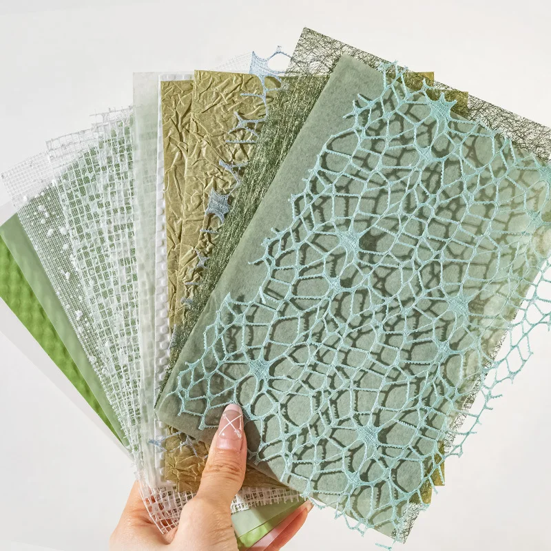 16pcs/lot Memo Pads Material Paper Athenian weathercock Junk Journal Scrapbooking Cards Retro Background Decoration Paper