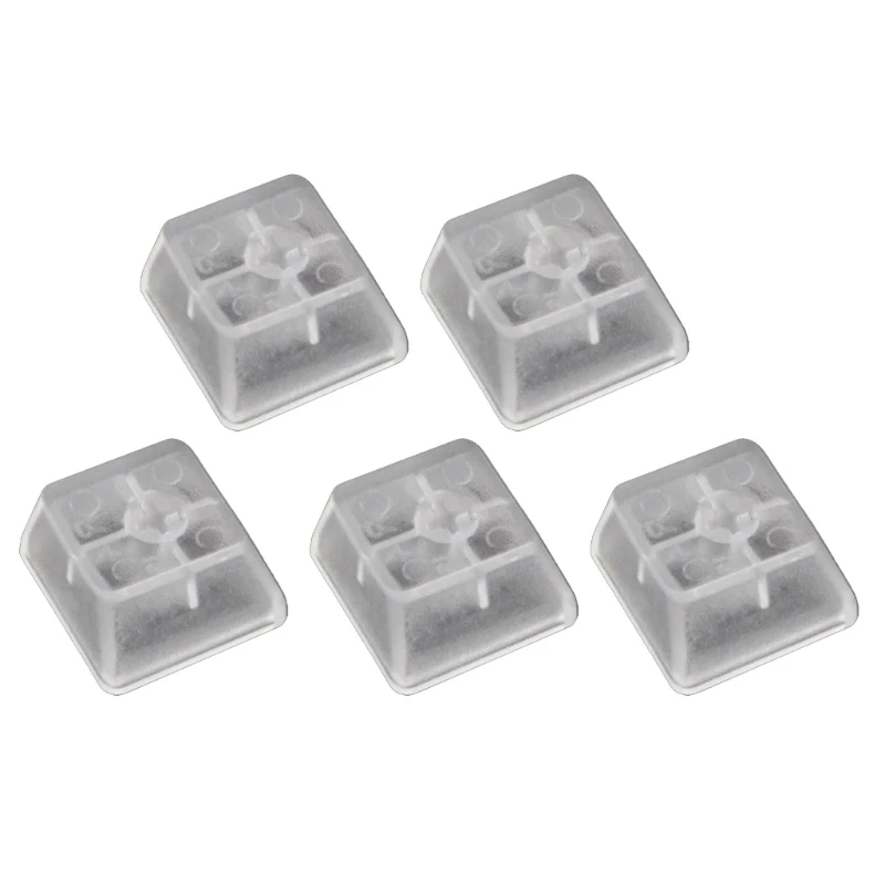 CherryProfile Blank Keycaps ABS Frosted Transparent Translucent Keycap for Mechanical Keyboard Switches 5/10PCS Dropship