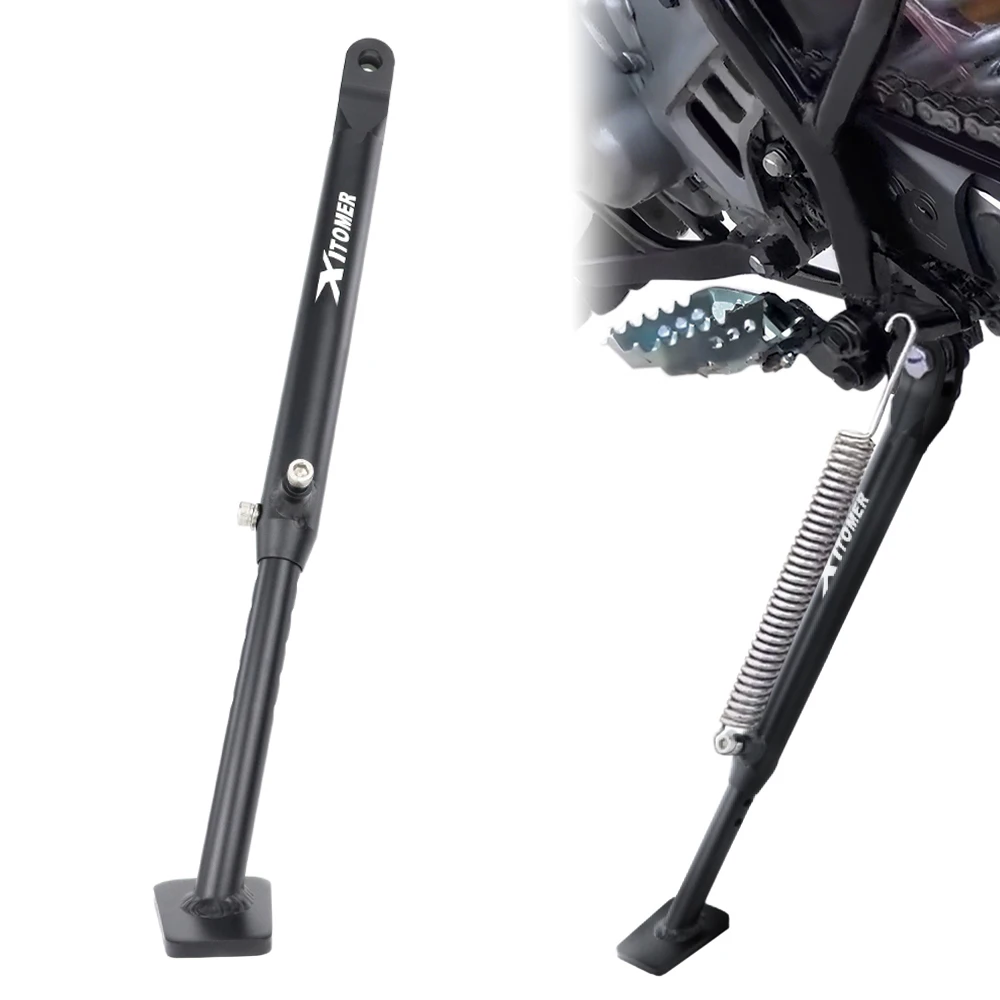

Motorcycle Aluminum Adjustable Kickstand Sidestand Parking Foot Side Support Stand Holder TTR230 TTR 230 2006-2026 For Yamaha