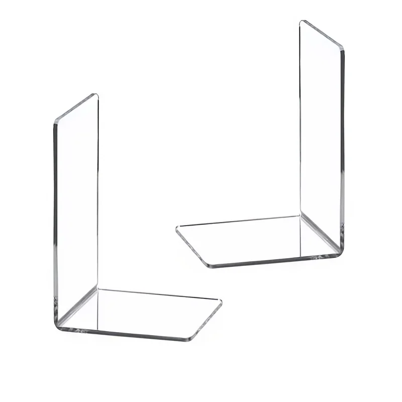 Acrylic Bookends Desktop Storage Rack