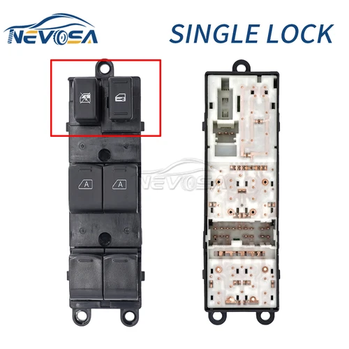 Imagen 2 del producto NEVOSA 25401-ZT10A interruptor de Control de elevador de ventana de coche doble bloqueo único para Nissan Titan Armada 2004-2012 25401ZT10A