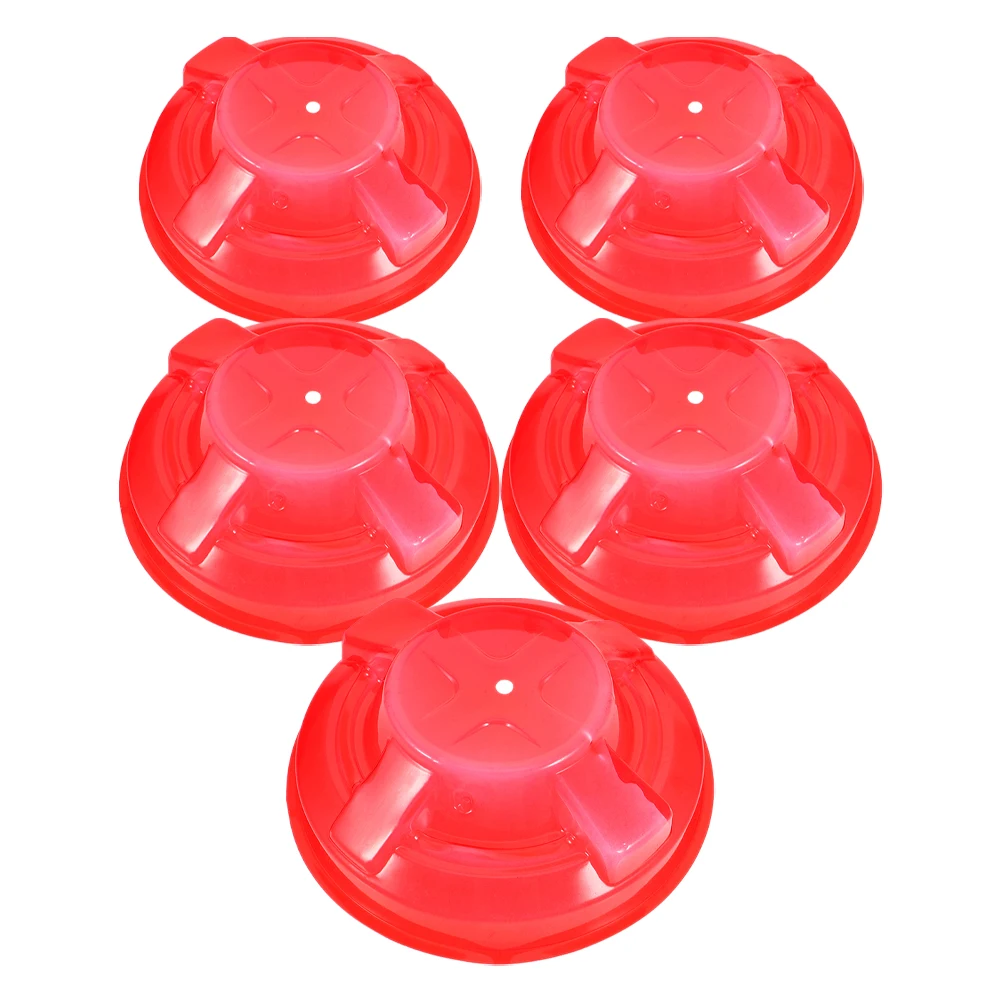 5 Pcs Smoke Dust Cover Protective for Electronic Alarm Sensation Plastic