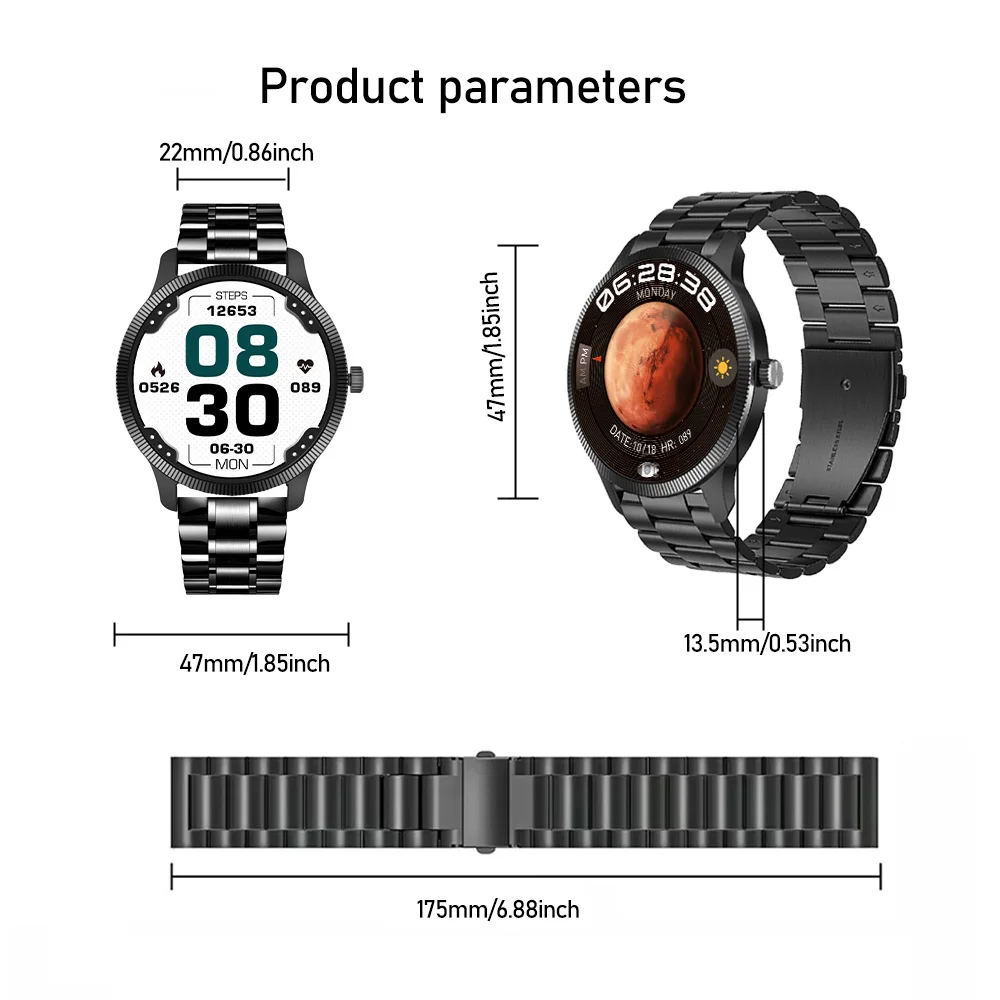 2025 nouveau AMOLED Smartwatch hommes 1.3 HD 360*360 Realtek8762D fréquence cardiaque compteur de pas bricolage visages montre de Sport appel sans fil Android Ios