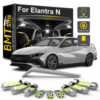 BMTxms 9Pcs Canbus Car LED Interior Light Bulb Kit For Hyundai Elantra N 2021 2022 2023 Vehicle Indoor Dome Map Car Accessories