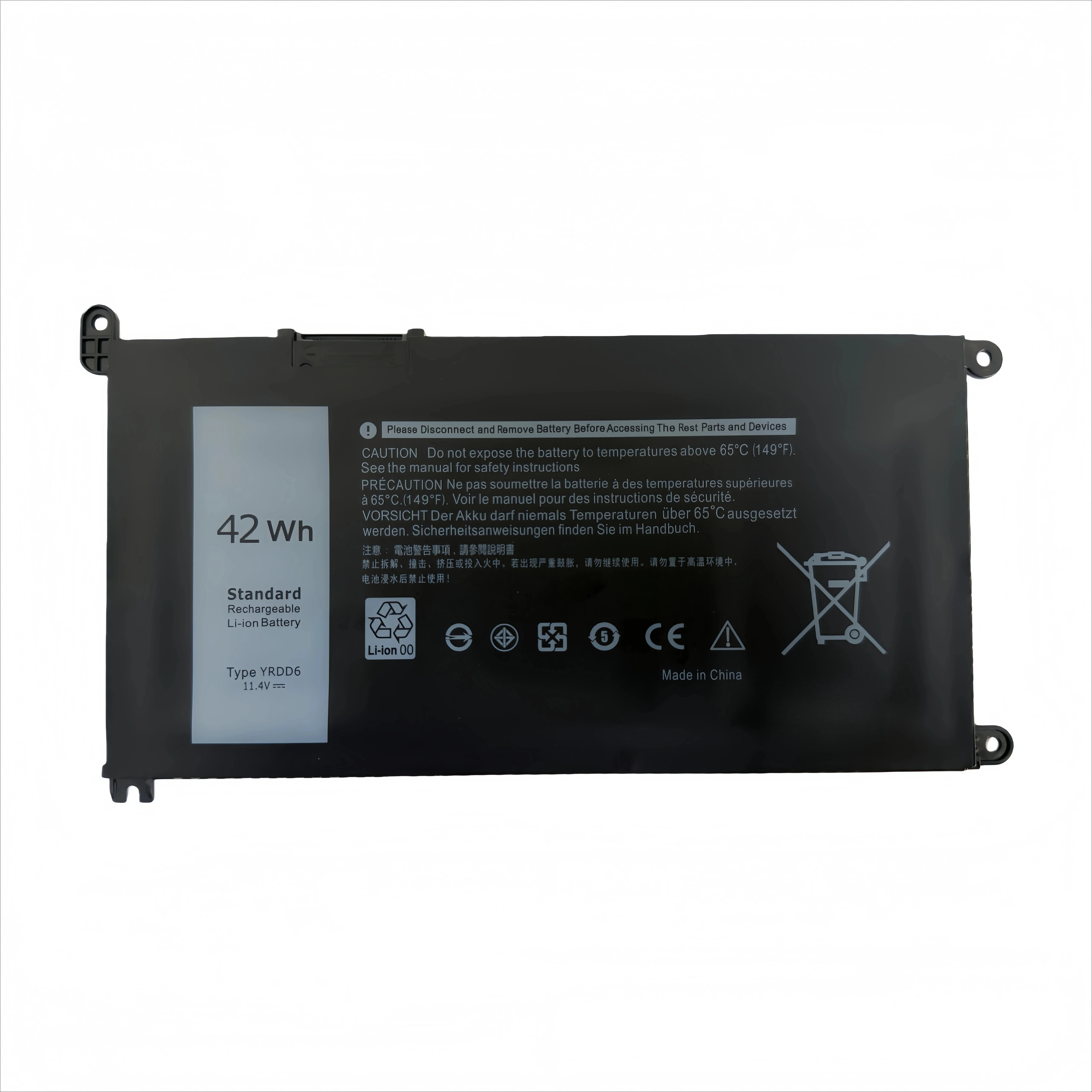 For Dell Inspiron 5480 5488 5580 5485 3501 3591 YRDD6 battery