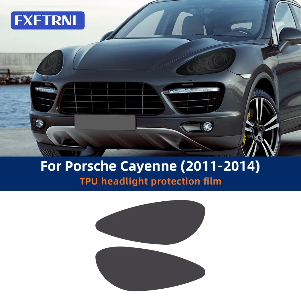 TPU For Porsche 911 2011 2012 2013 2014 Protective Film Car Headlight Rear Lights Film Smoked Transparent Sticker Accessories