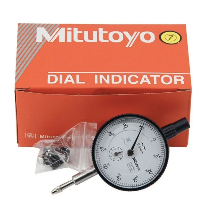 

Mitutoyo 2046S Dial Indicator 0-10mm 0.01mm Resolution Plunger Dial Gauge Measuring Instrument