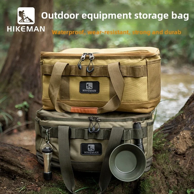 

Outdoor Camping Gear Bag Large Capacity Storage Bag Oxford Cloth Anti-collision Kitchen Stove Organizer Box Travel Storage Box