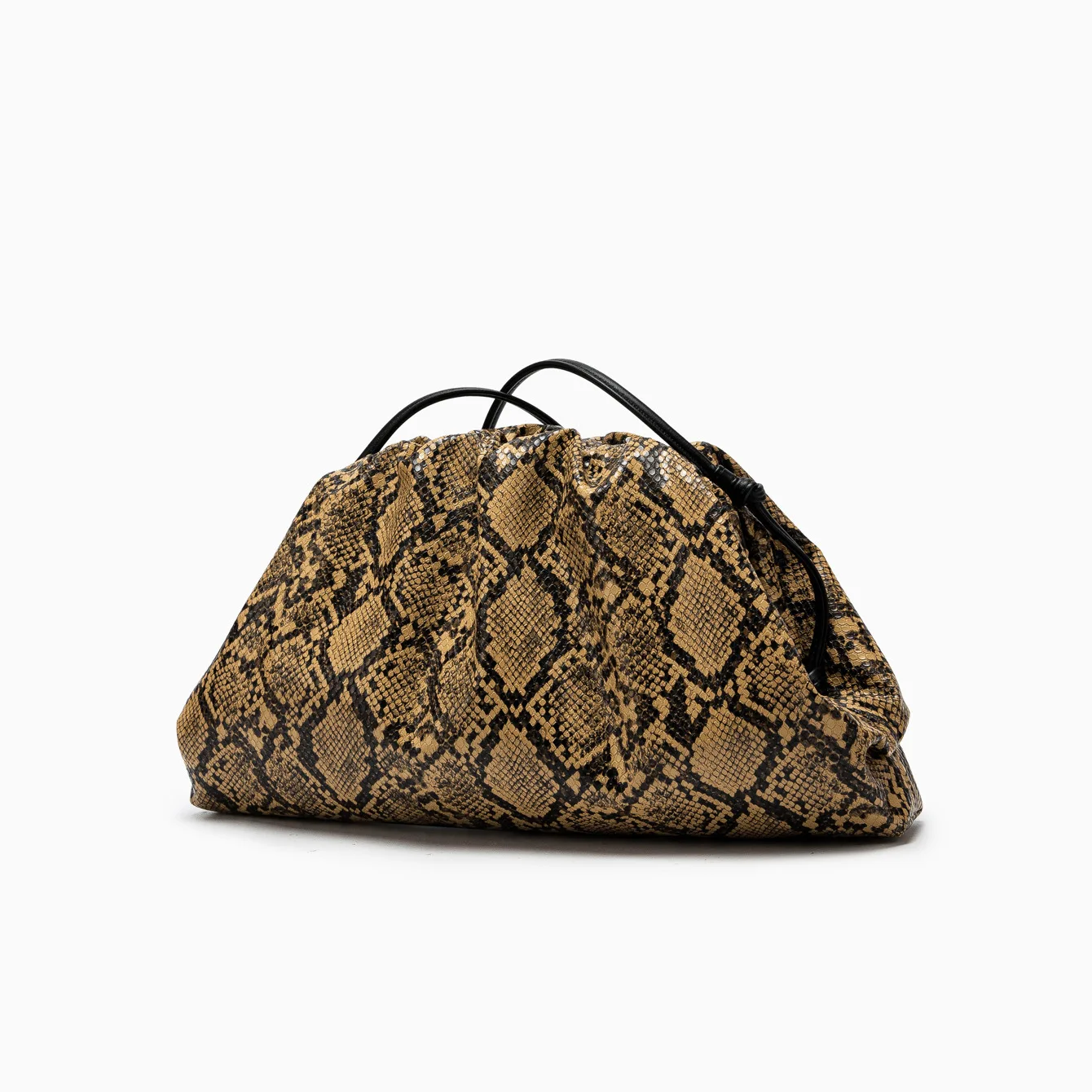 2026 Ruched Serpentine Dumpling Bags for Women Pouch Handbag Clutch Snake Pattern Shoulder Crossbody Bag Luxury Designer Bag