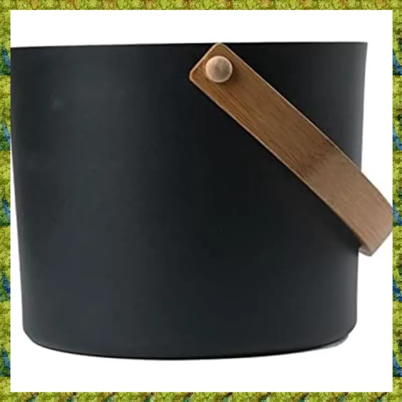 Finnish Sauna Aluminum Bucket, Long-Handled Spoon Set, Sauna Bucket, Bathroom, Sauna Steam Room Parts Accessories