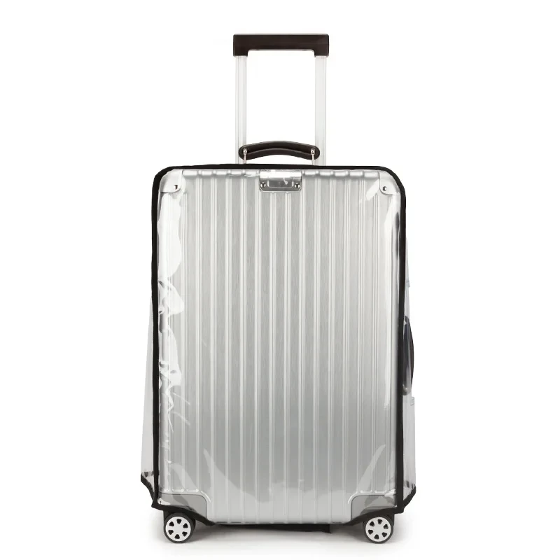 Transparent PVC Luggage Cover for Cross-border Travel, Suitcase Protective Sleeve with Handle, Dustproof Sports Design