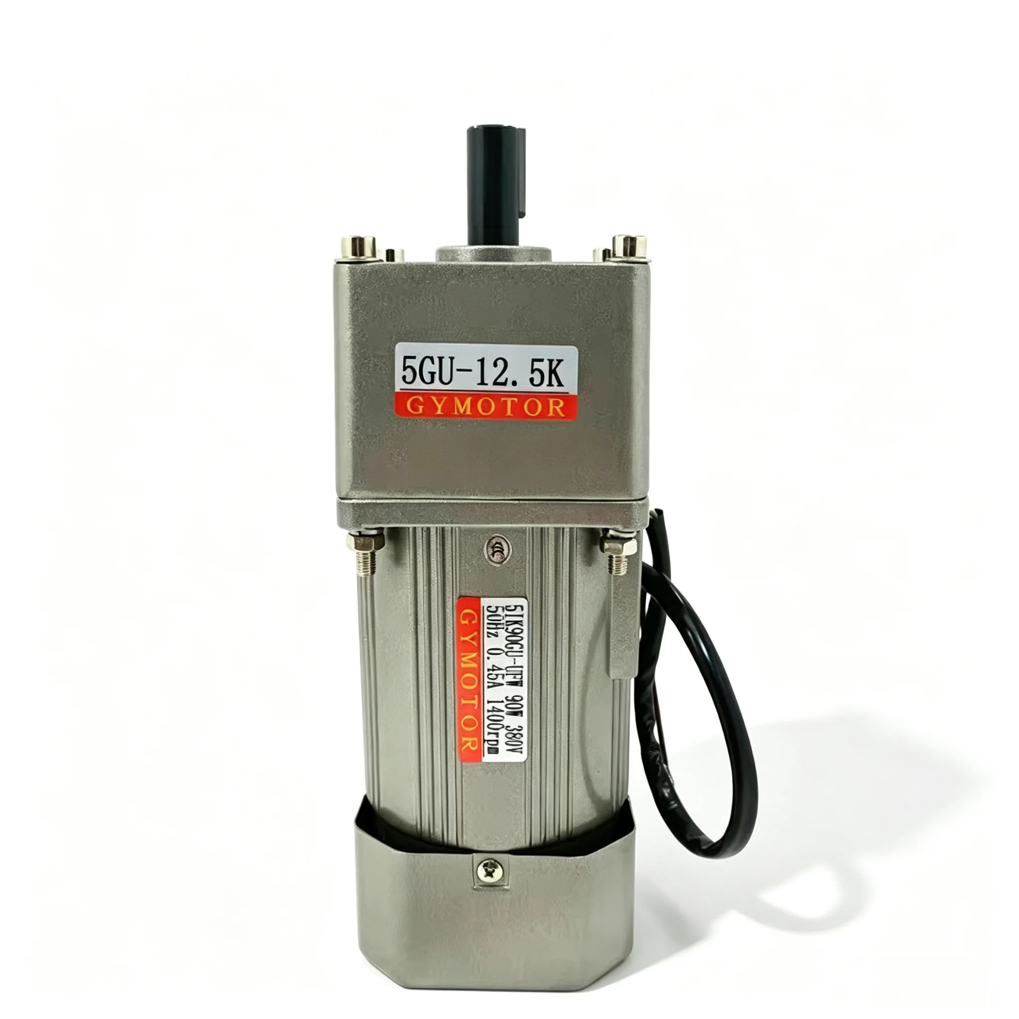 90W AC 380V Three Phase Shaft 12mm/15mm, standard /Flange‑mounted version, 5GU Gearbox AC Gear Motor