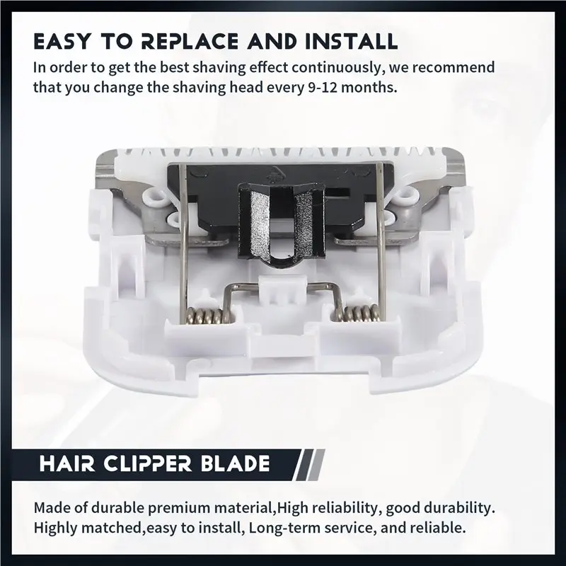 ABZA-Replacement Hair Clipper Blade For ENCHEN Boost Nano Cutter Head