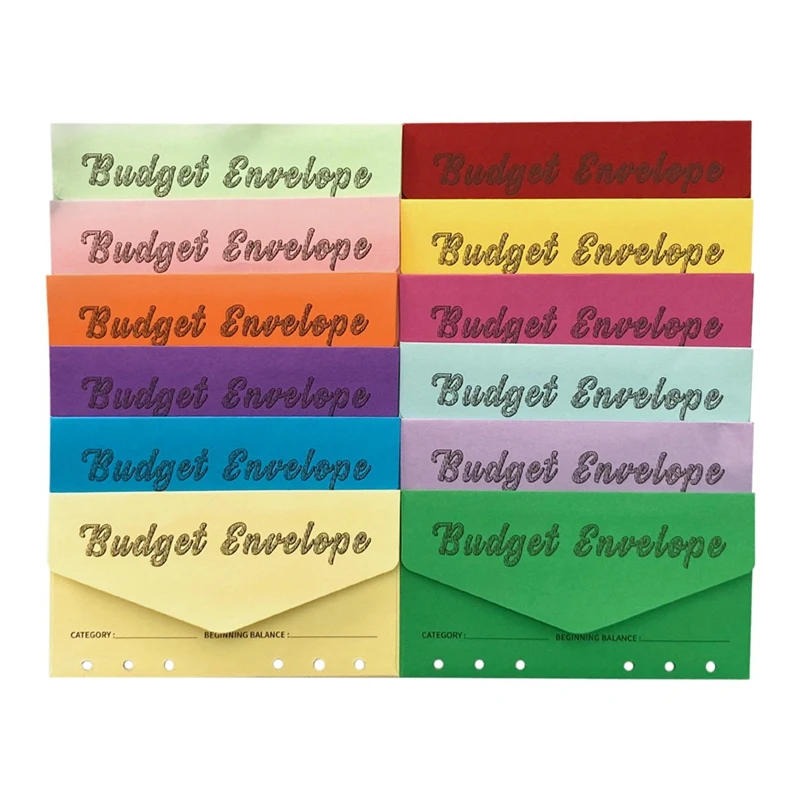 1Set Cash Envelopes For Budgeting Wallet Envelope Business Envelope With Expense Tracker Budget Sheets, For Budget Planner