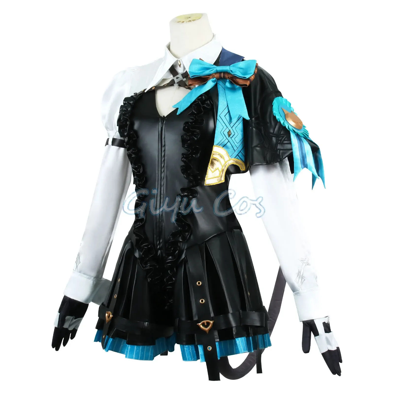 Lynette Cosplay Kostüm Genshin Impact Uniform Perücke Anime chinesischen Stil Halloween Kostüme Spiel neue Haut