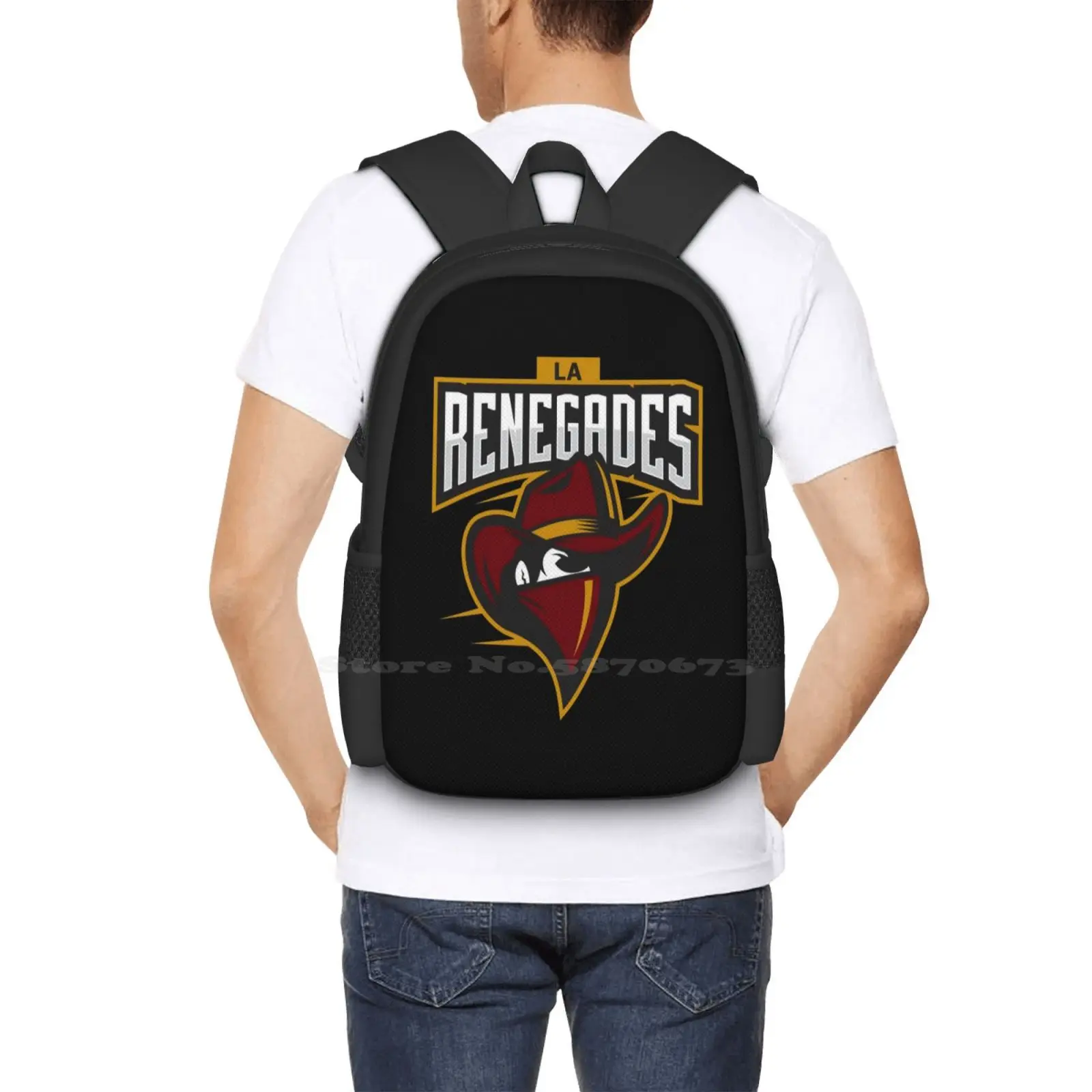 Renegades La Cowboy Csgo Shooter Mochila, venda quente, sacos de moda, logotipo Renegades, jogo, computador