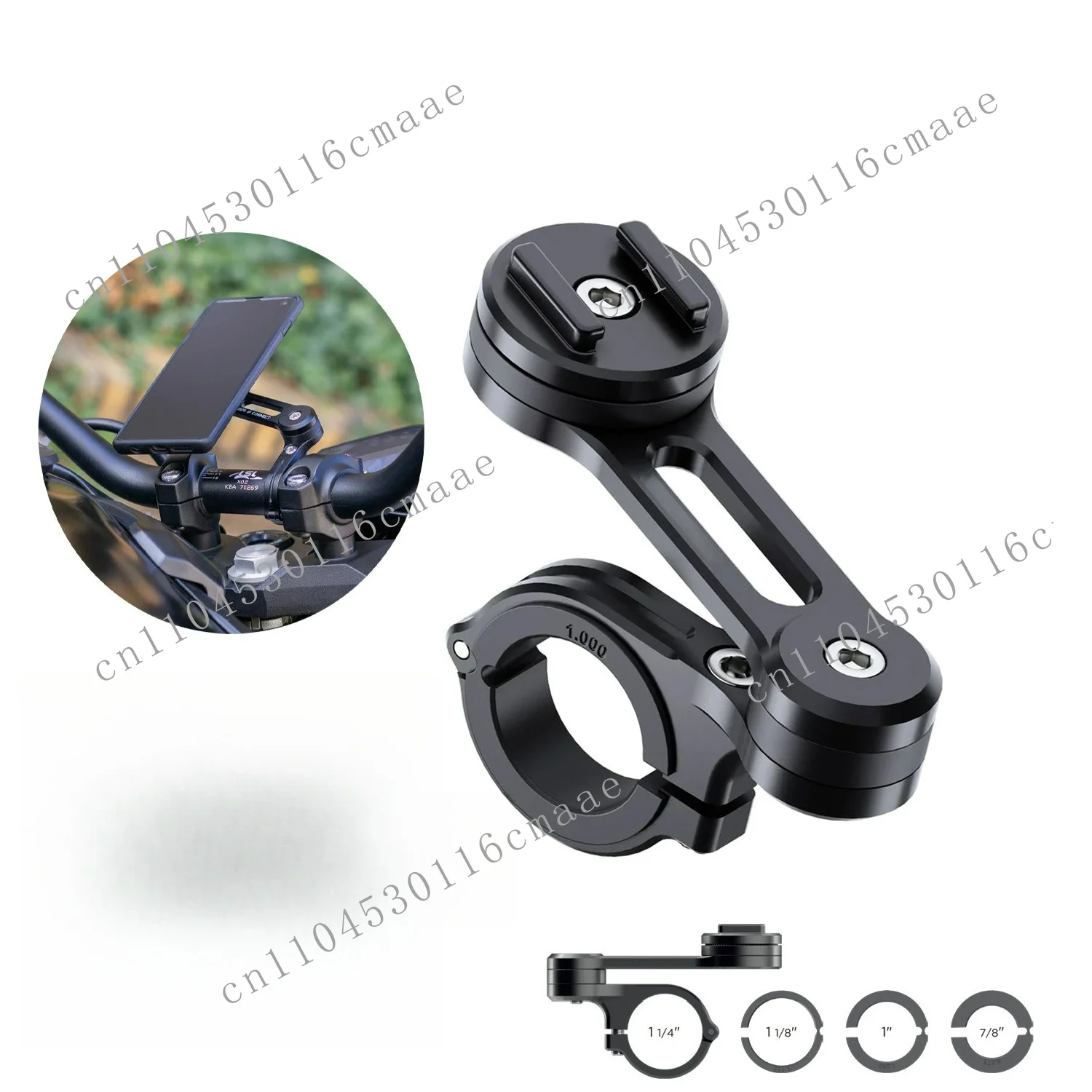 Suitable for street car handlebar mobile phone holder navigation bracket motorcycle travel navigation fixed clip shock-proof