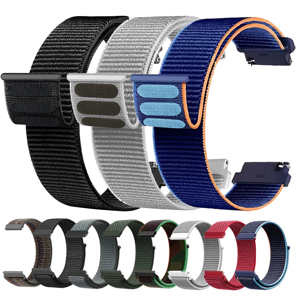 Nylon 22 20mm Watch Strap for HUAWEI WATCH GT6 Pro GT 6 5 4 46mm Watch 5/4/3 Pro Buds Band HONOR Magic Watch4 GS 3 Pro Bracelet