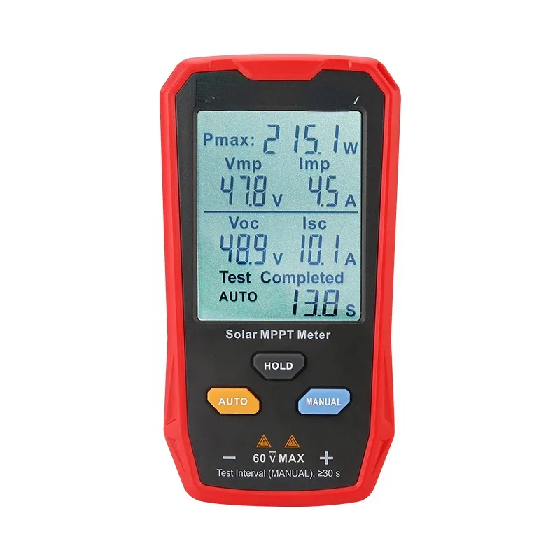 UNI,-T UT673PV Solar MPPT Meter Solar Panel Test Power Peak Supply Voltage Current Open Circuit Voltage Short Circuit Current