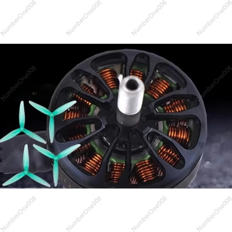2807 1300KV Brushless Motor 3-6S 48g 1400W for 7 Inch FPV Racing Drone, 33.5mm 12N14P RC Motor CW/CCW