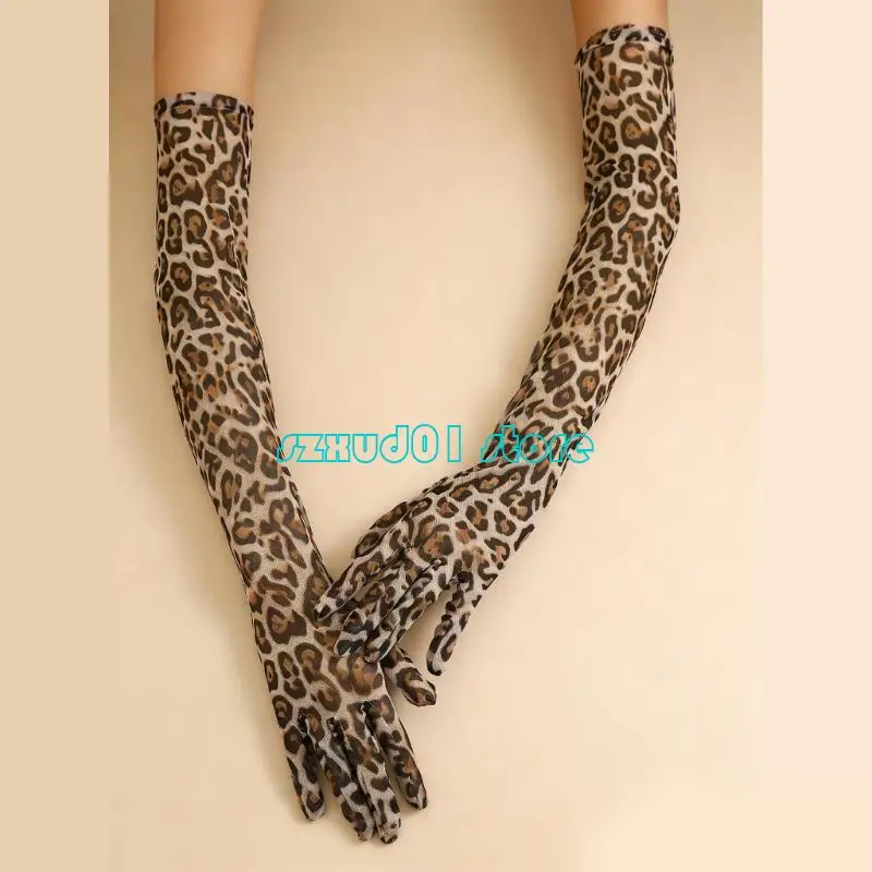 1XCA Delicate Mesh Party Gloves Fashion Stretchy Long Elbow Glove Enhances Your