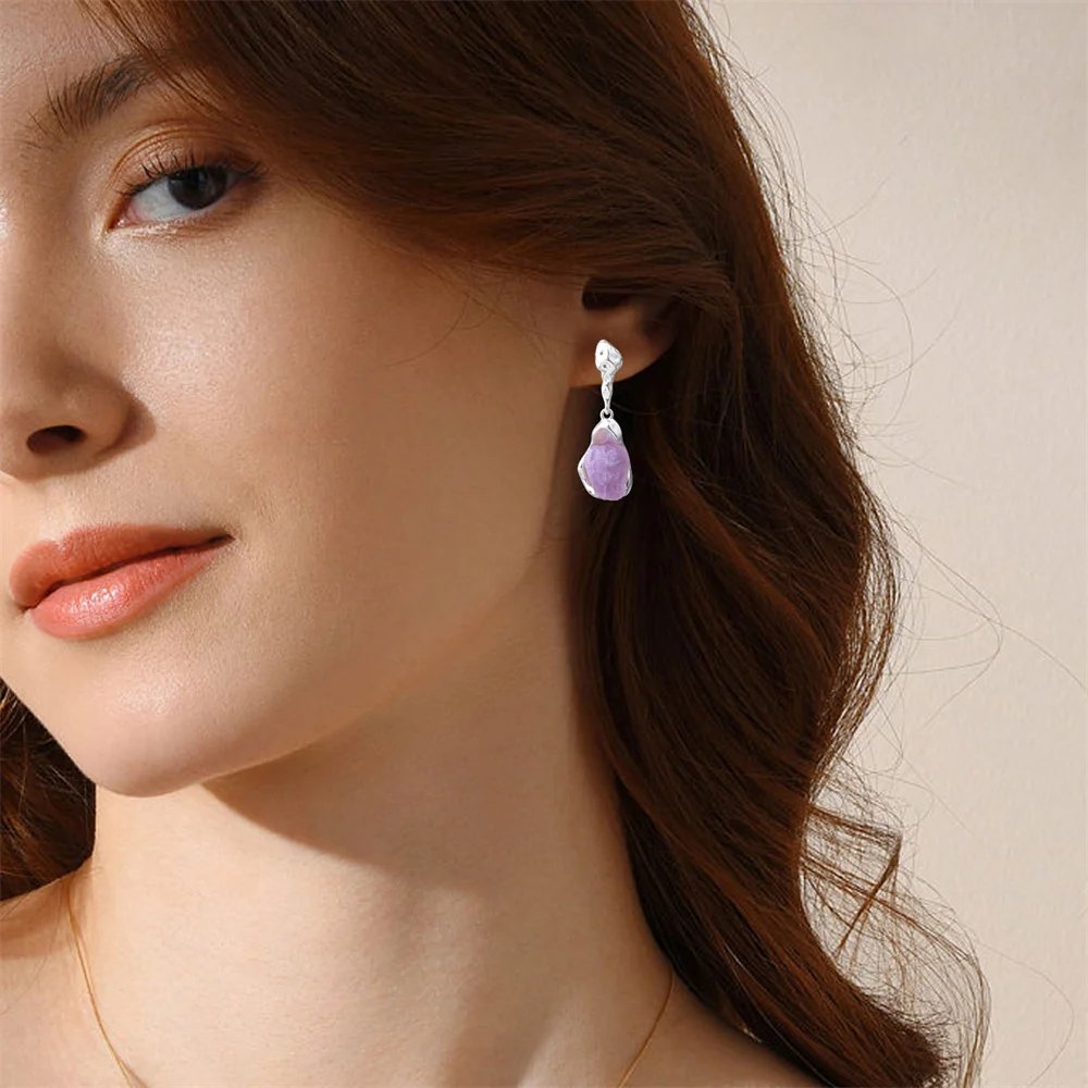 Diy Cute New In Luxury Brands Stainless Steel Stud Earring Crystal Piercing Jewelry Charm Women'S Earrings 2024 Trend Wholesale