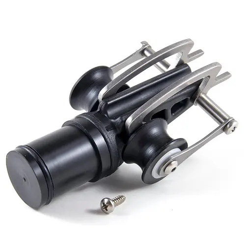 Original Speargun Roller Head Double Pulley Inverted Speargun Replacement Parts for DIY Assembly