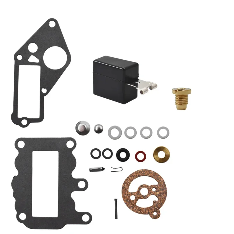 For Johnson Evinrude Outboard 9 Carb Kit w/Float .5 382048 BRP/OMC Carburetor