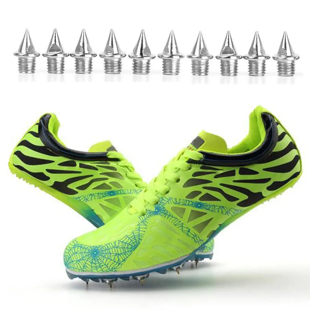 30pcs Silver Athletic Replacement Running Shoes Spikes Field Shoe Track Studs Xmas Steel And Tree 7mm Track Short