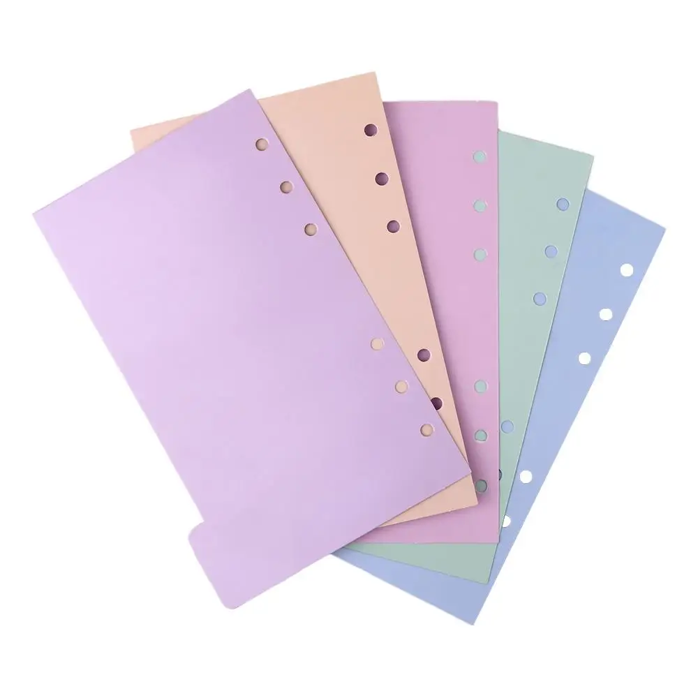 Leaf Binders Binder Indexing Cards Notebook Divider Index Binder Index Page Loose Leaf Separator Page Cherry Blossoms Style